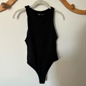 Zara high neck tank bodysuit